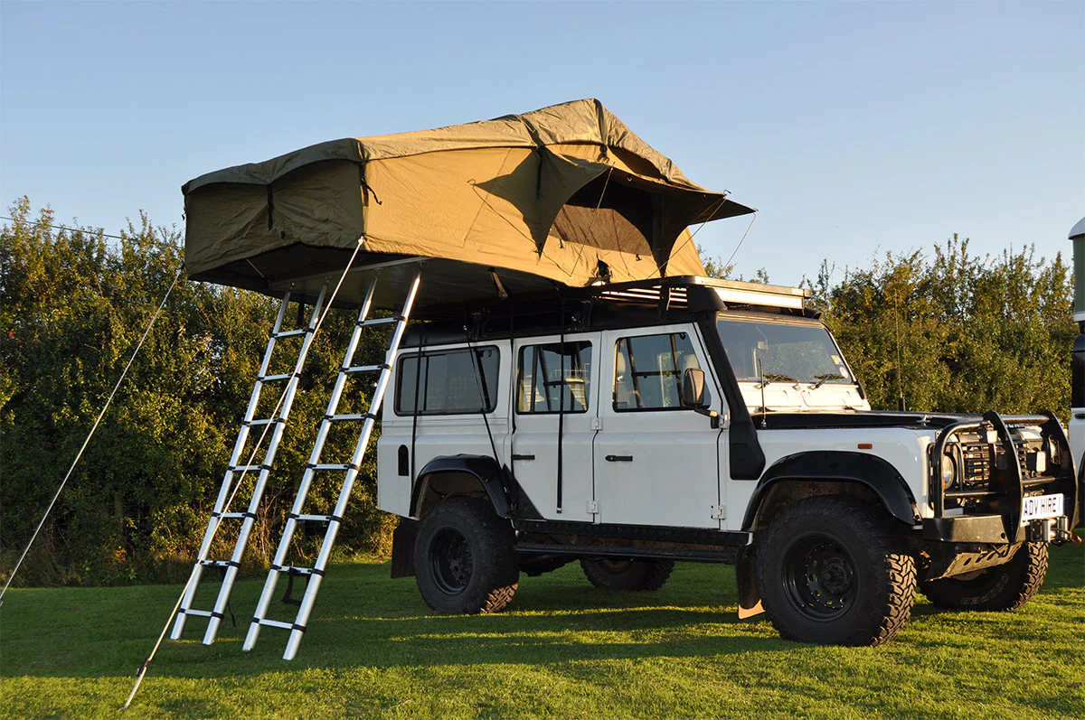 Extended Twin Ladder Ventura Deluxe 1.8 Roof Top Tent (IN STOCK) - Image 3