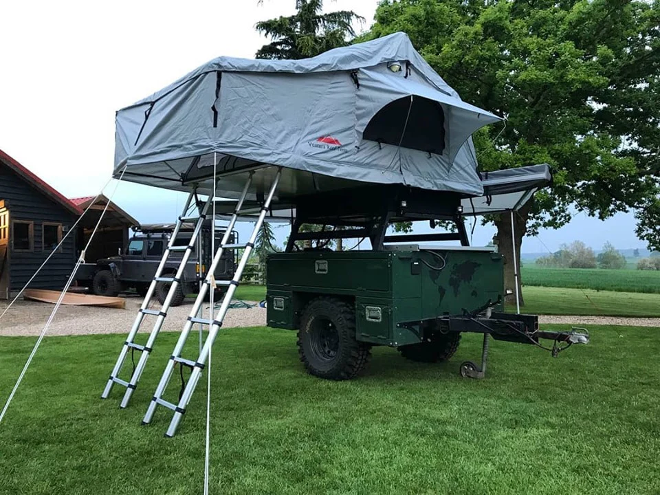 Extended Twin Ladder Ventura Deluxe 1.8 Roof Top Tent (IN STOCK) - Image 6