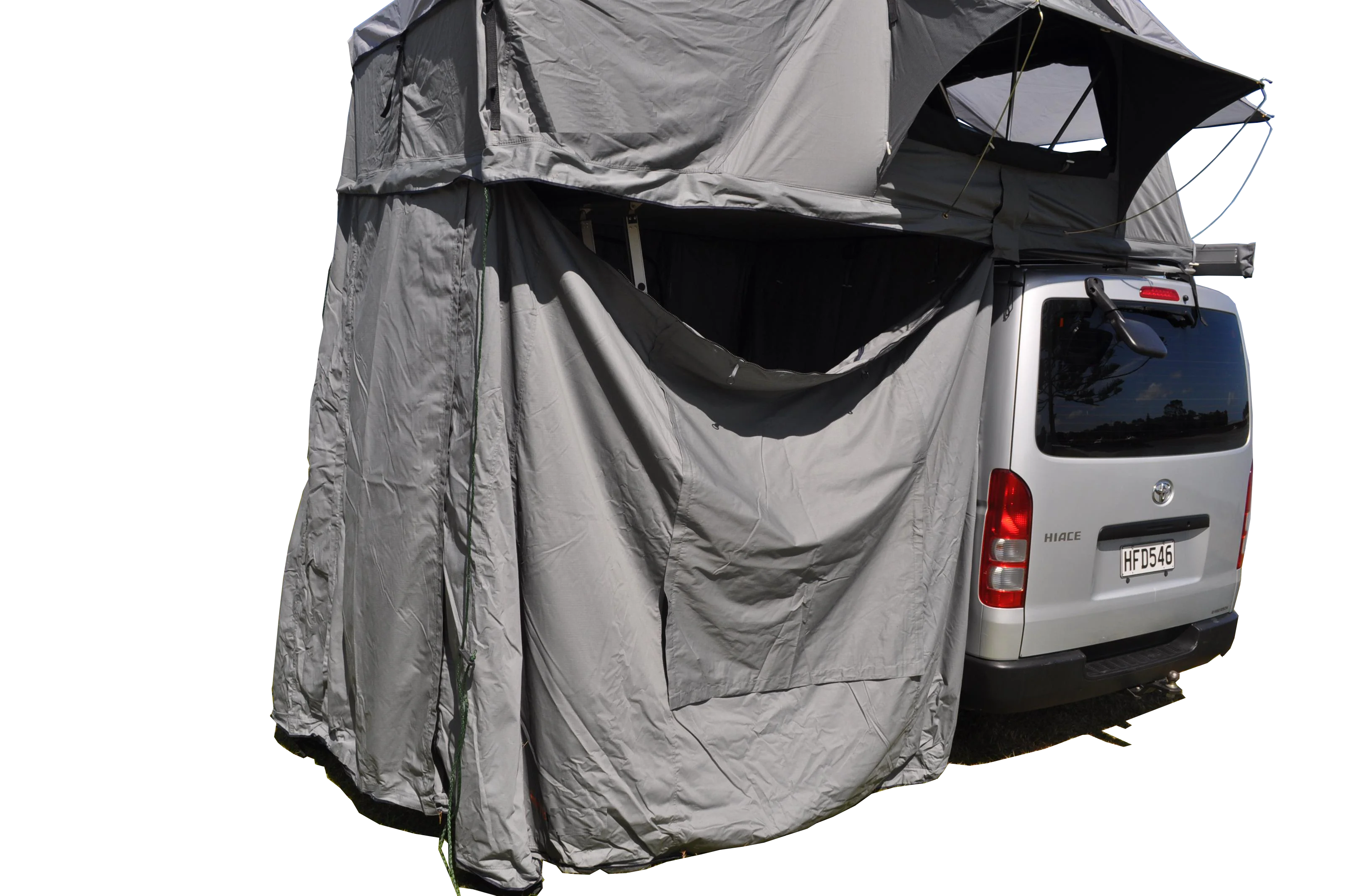 Extended Ventura Deluxe 1.4 Roof Top Tent + Annex + Extra Mattress + LED Lighting - Image 10