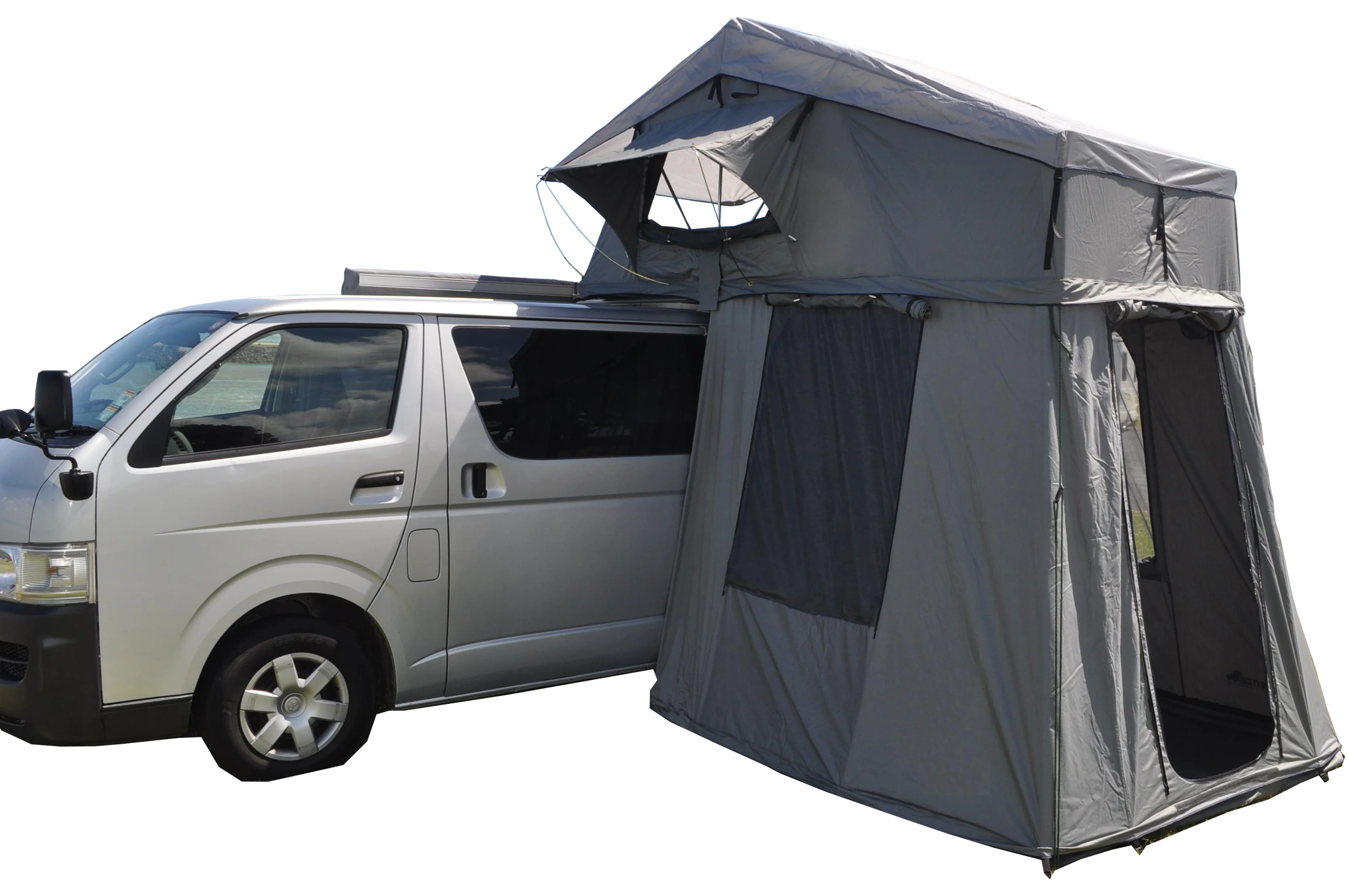 Extended Ventura Deluxe 1.4 Roof Top Tent + Annex + Extra Mattress + LED Lighting - Image 5
