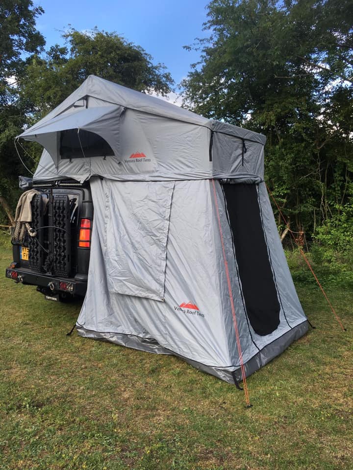 Extended Ventura Deluxe 1.4 Roof Top Tent + Annex + Side Awning - Image 21