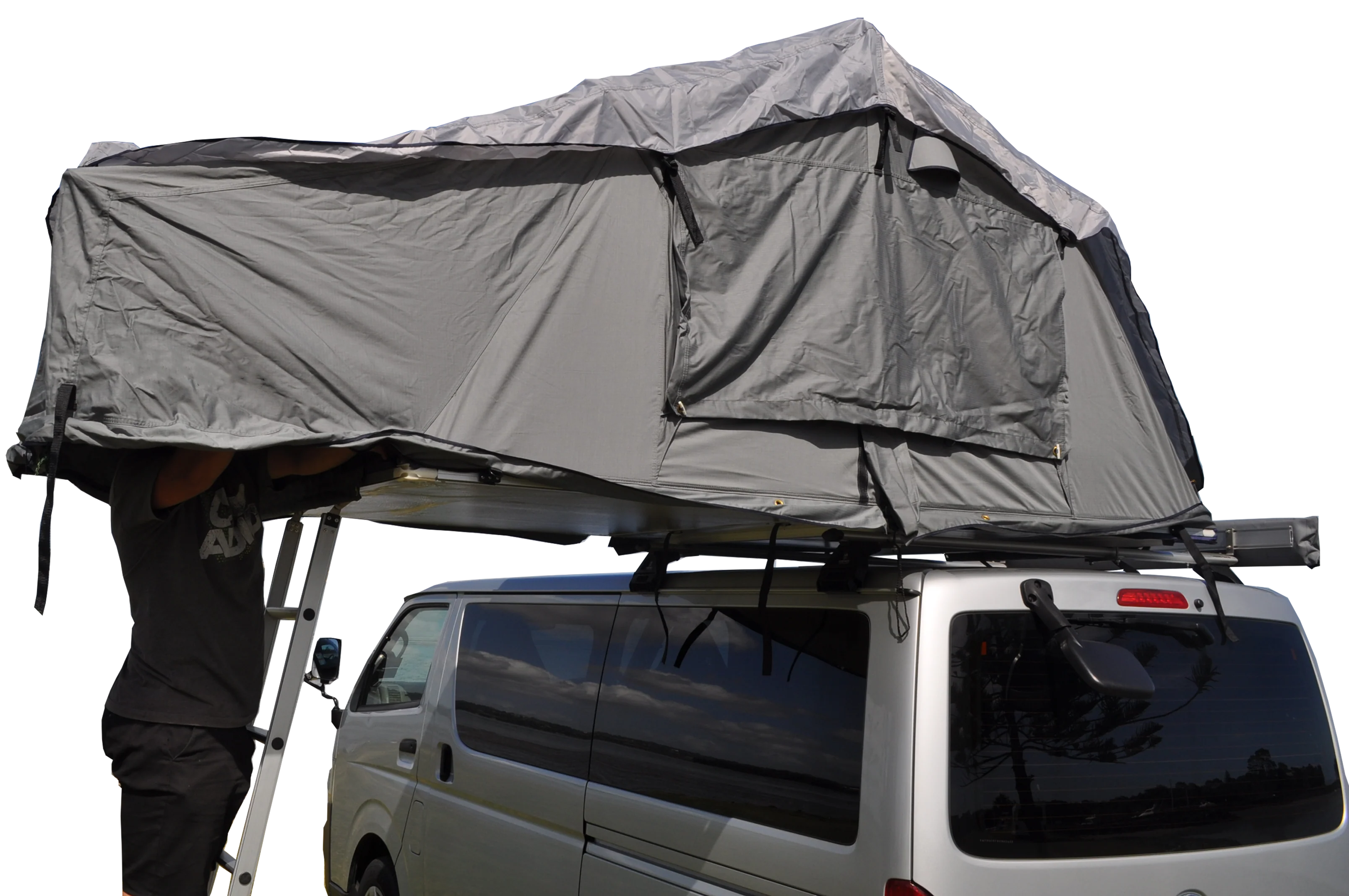 Extended Ventura Deluxe 1.4 Roof Top Tent + Annex + Stove Cooker + Storage Hooks - Image 10