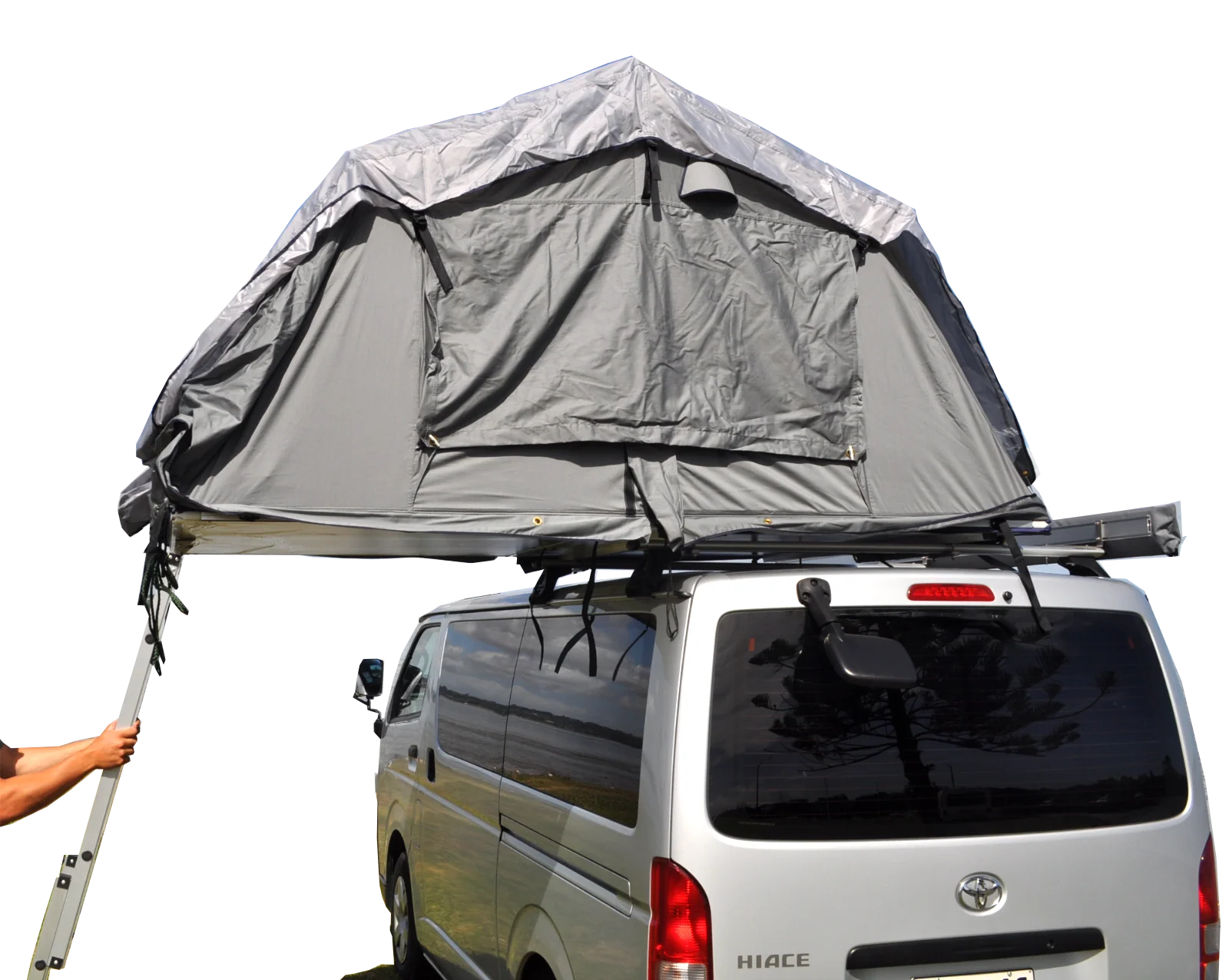 Extended Ventura Deluxe 1.4 Roof Top Tent + Side Awning (IN STOCK) - Image 8