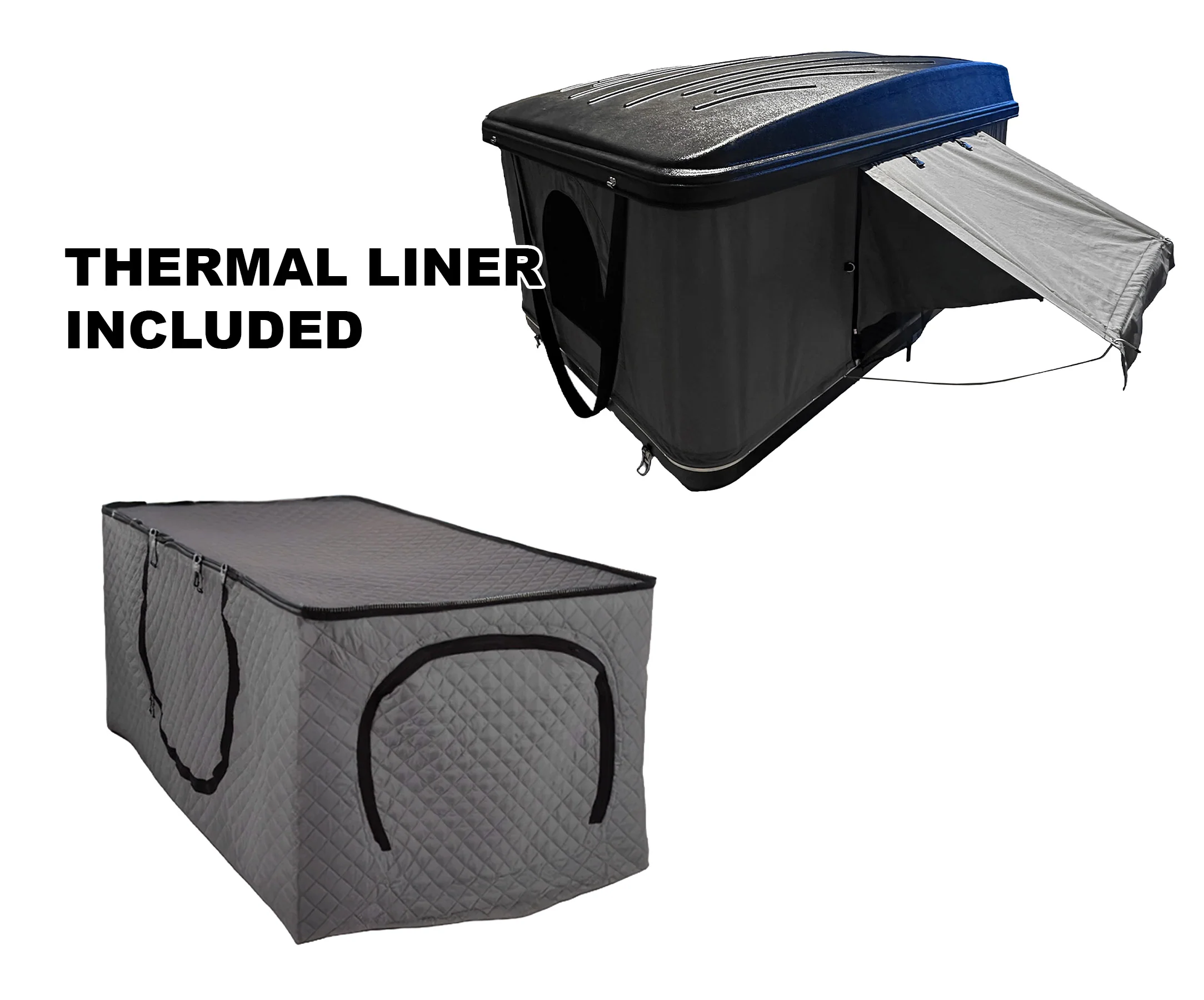 NEW Ventura XL Fibreglass Hardshell Roof Tent + Thermal Liner + LED Lights (IN STOCK)